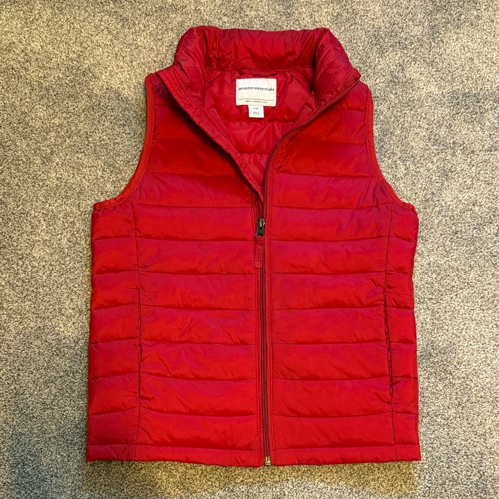 Amazon Essentials Bright Red Puffer Vest